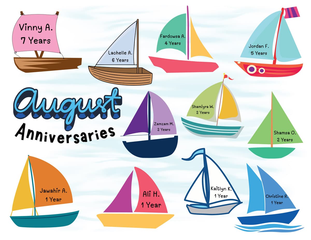 August Anniversaries